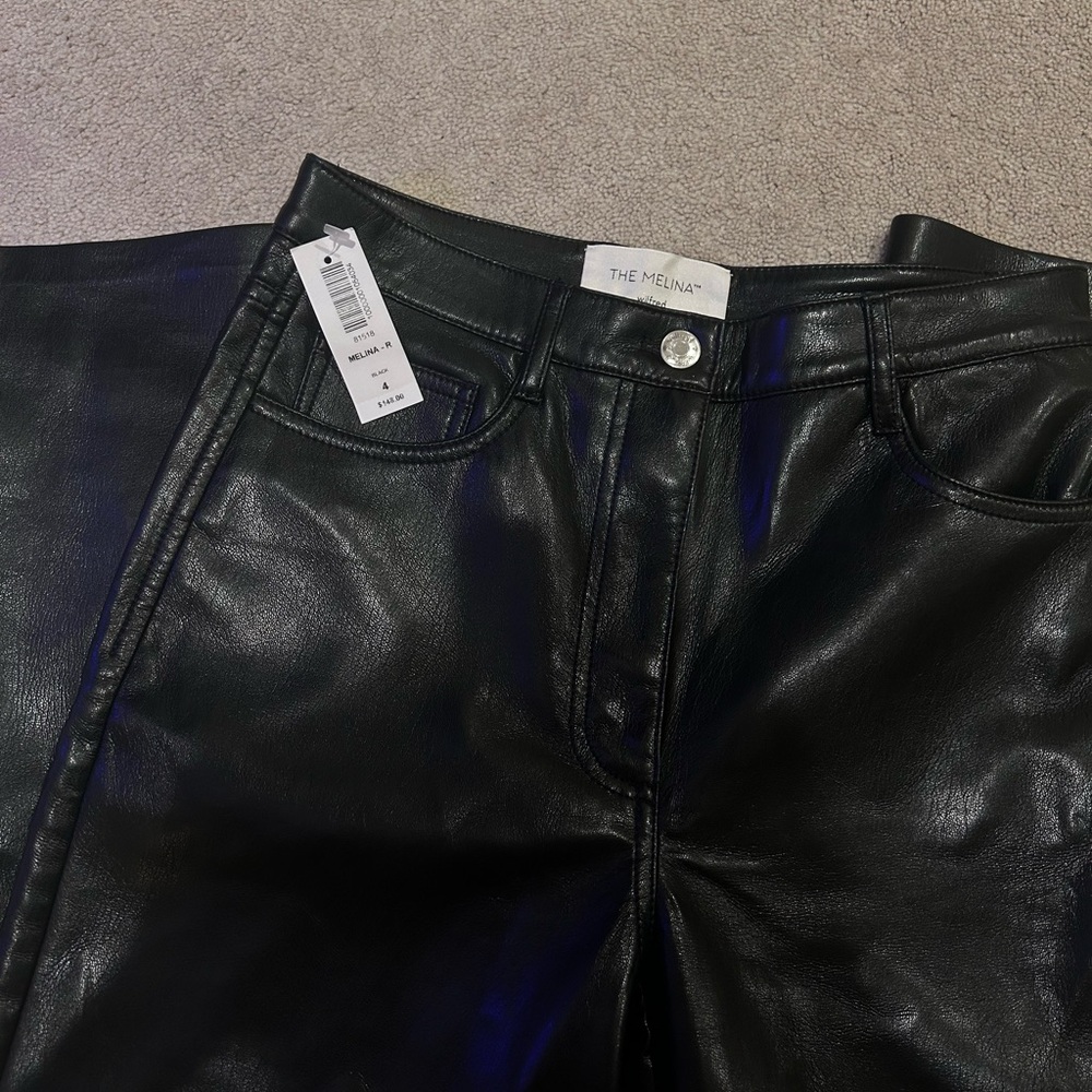 New with tags Aritzia Melina Leather Pants